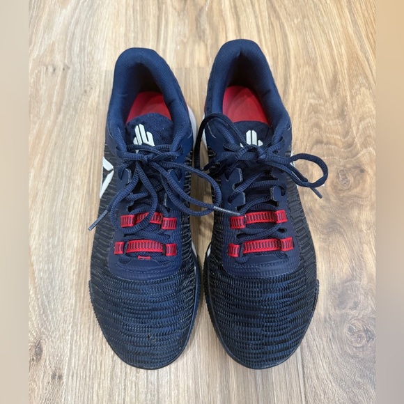 Reebok JJ II Low 2 Watt Navy Red Men Cross Training Shoes Trainers Size 7 - Picture 3 of 6
